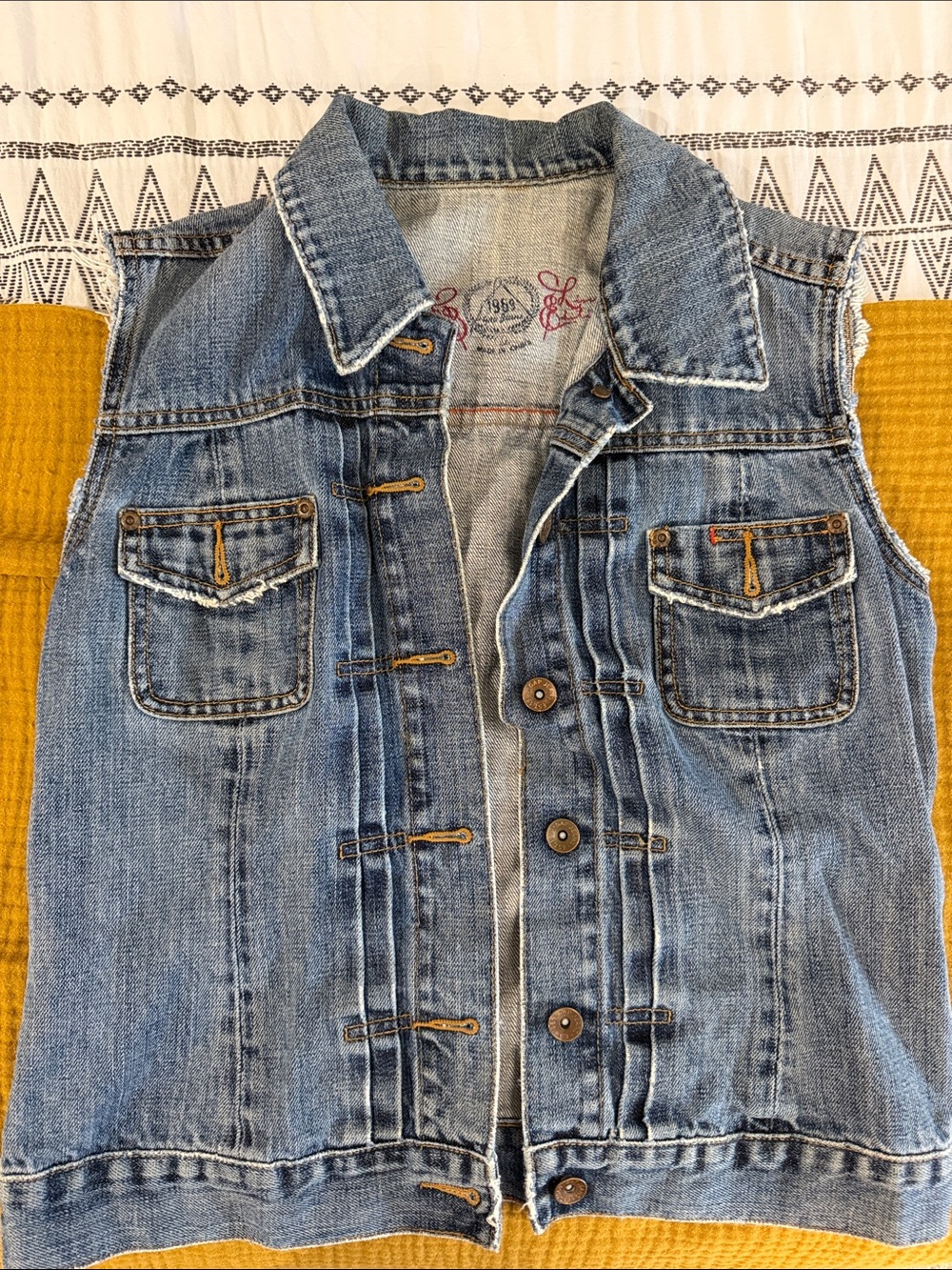 GAP Blue Denim Sleeveless Vest - Women’s Oversized Medium